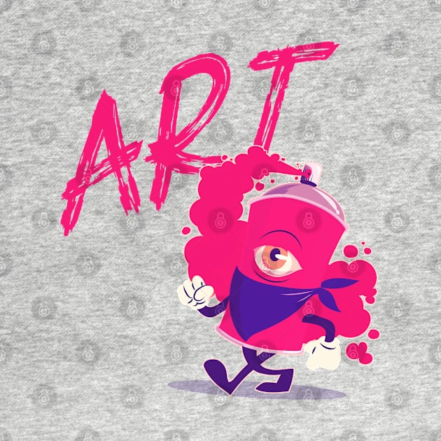 ART: CAN't live without it pink and black graffiti by TeachUrb